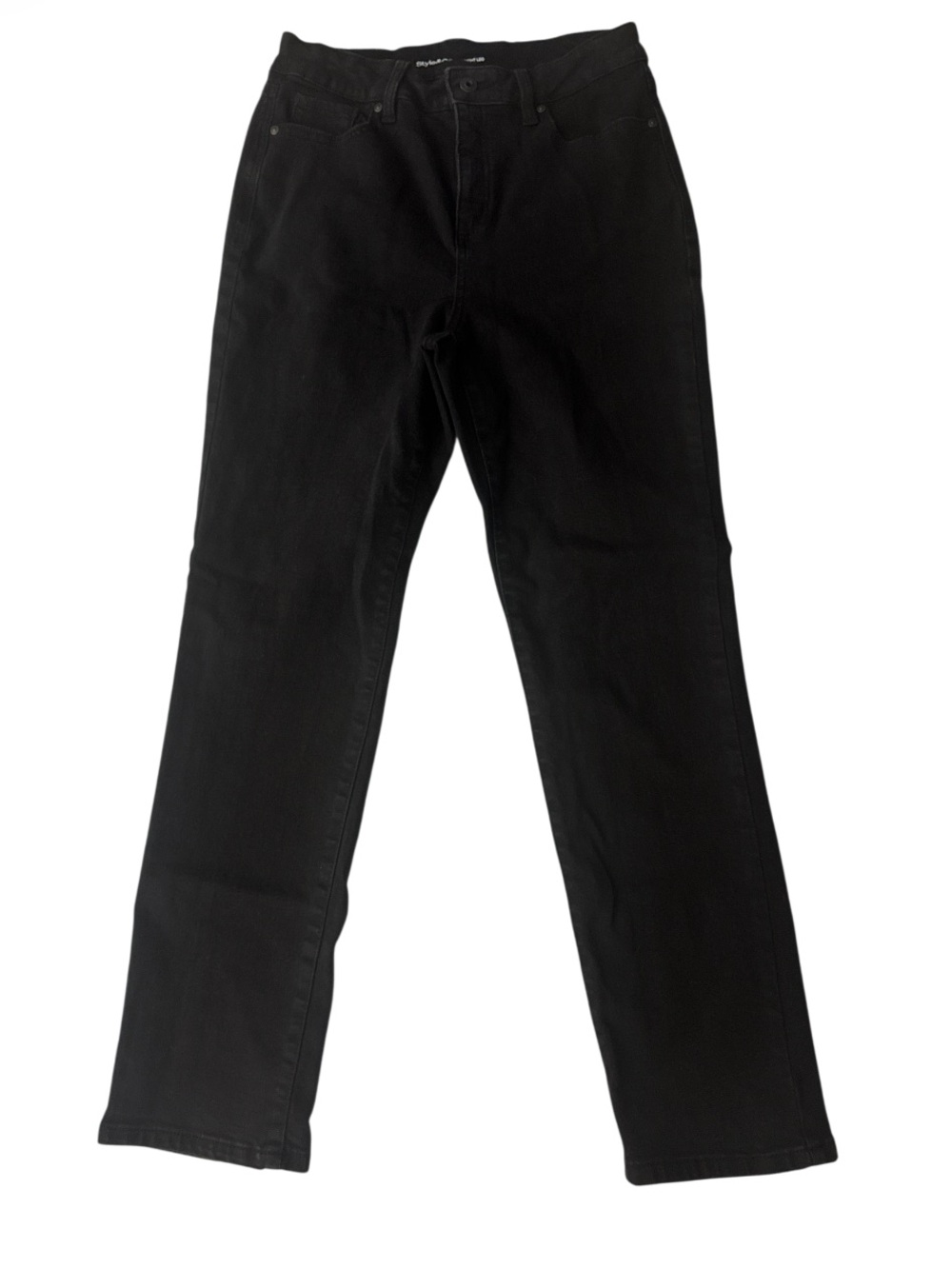 Style & Co. Women's Black Straight-Leg Jeans - Size 10S